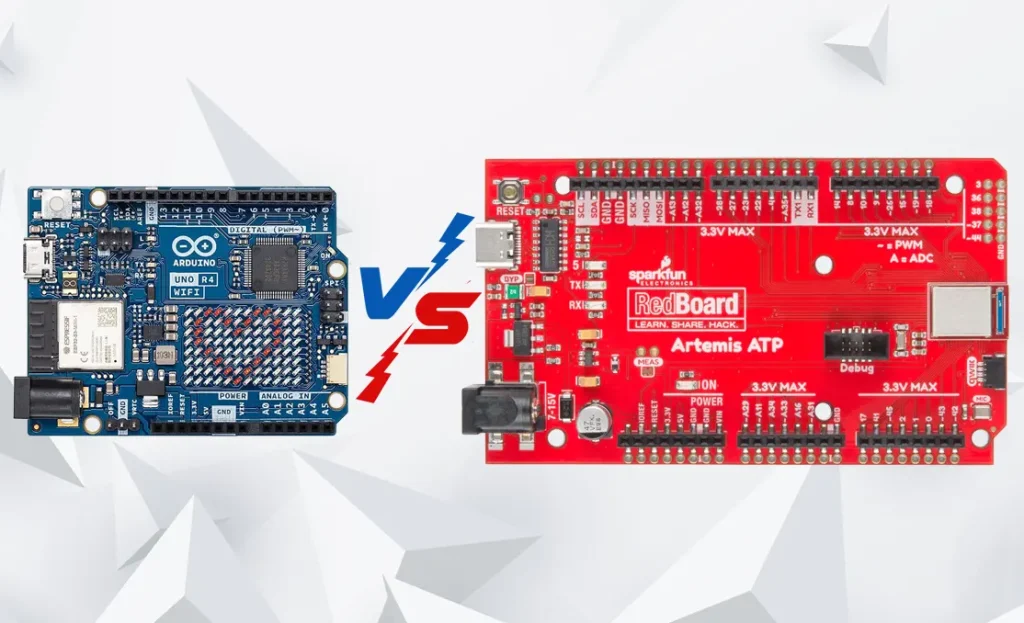 Arduino UNO R4 WiFi vs SparkFun RedBoard Artemis