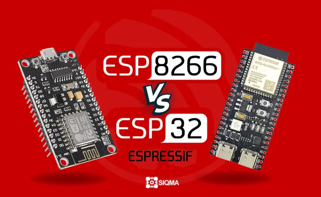 ESP32 vs ESP8266 comparison - most popular microcontrollers in the world of IoT.