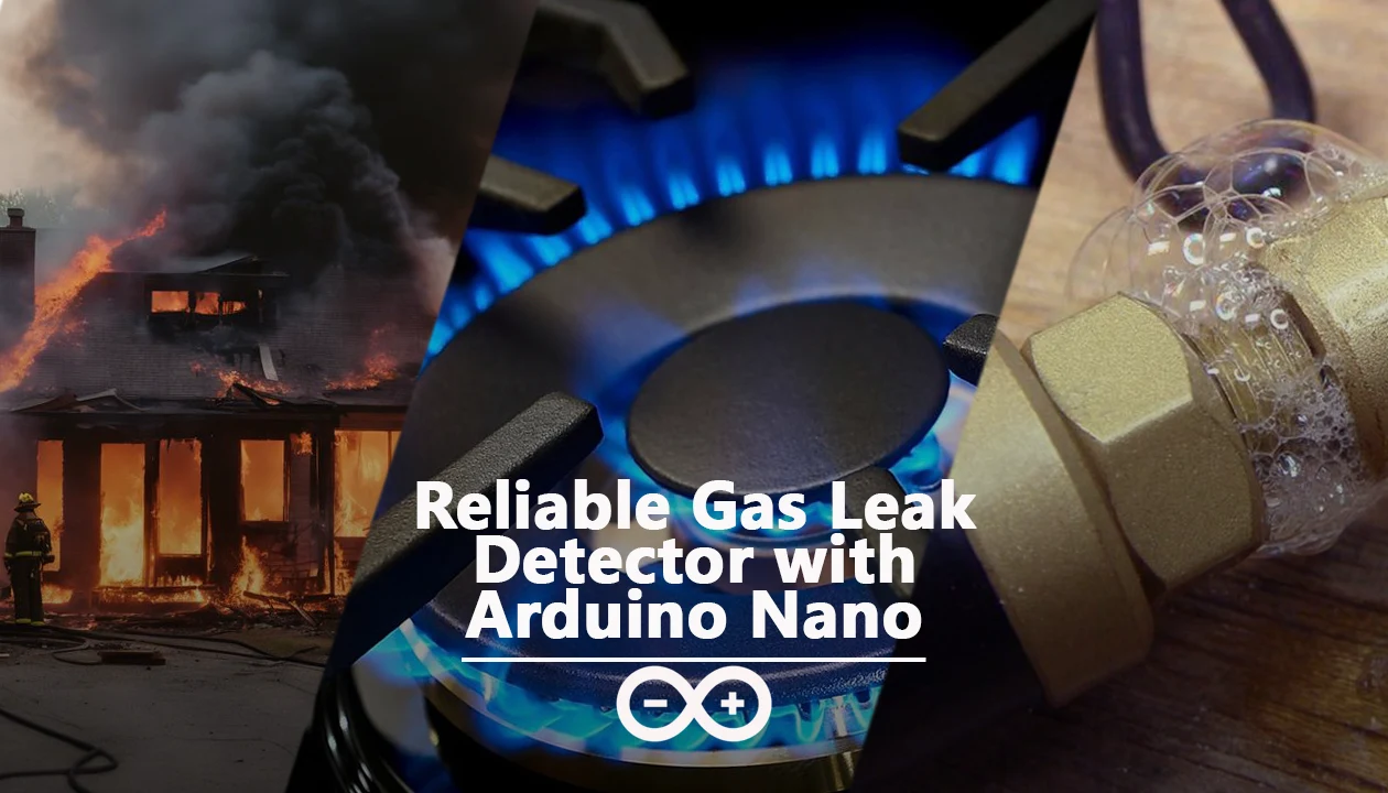 Gas leak detector with Arduino nano