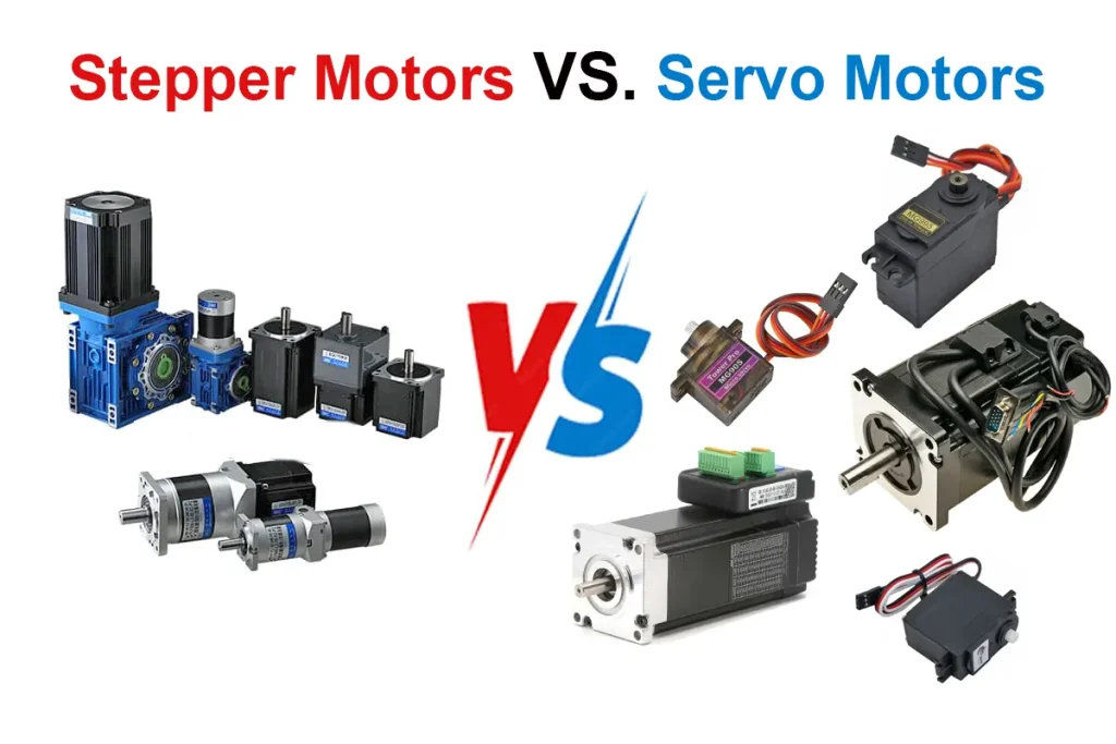 Servo motors vs stepper motors