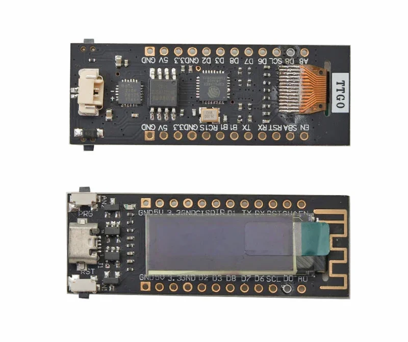 esp8266 with display dev board for NRF24L01 jamming tutorial 
