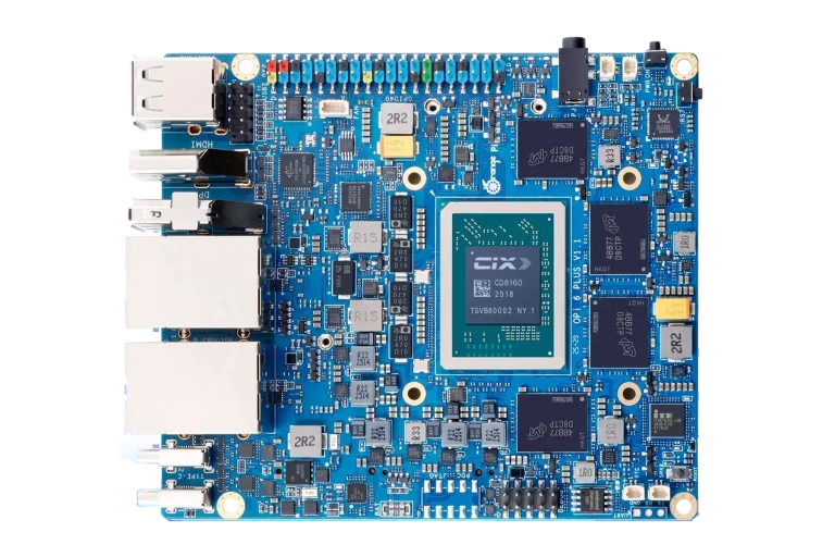 Orange Pi 6 Plus vs Orange Pi 5 Plus top view