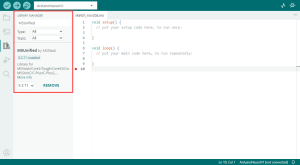Arduino IDE nesso n1 lib