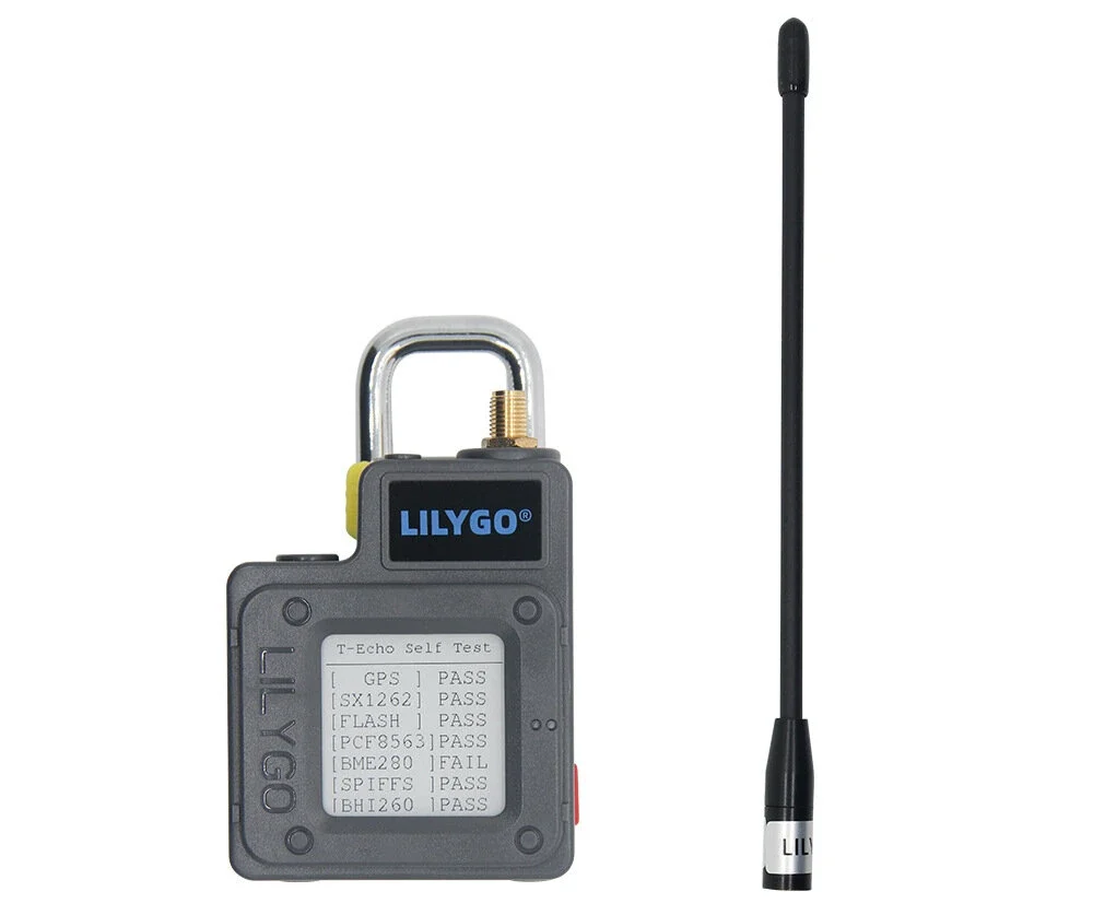 LilyGO T-Echo Plus with orginal antennas