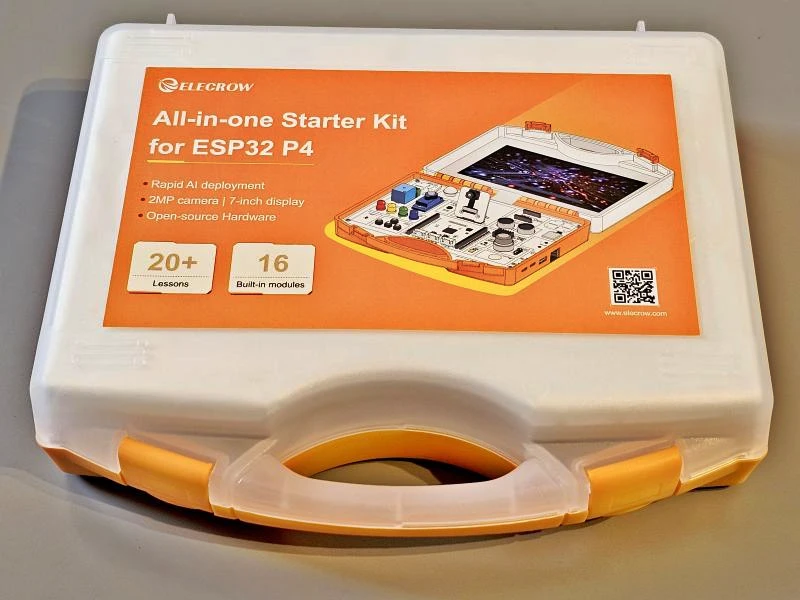 Elecrow ESP32-P4 kit when door is close.