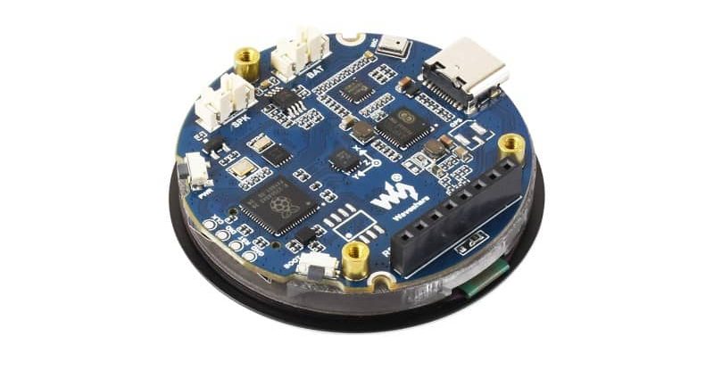 Waveshare RP2350 AMOLED 1.75" Review : Beauty in a Tiny Package 4 Back of rp2350-touch-amoled-1.75 dev board.