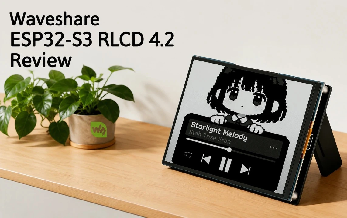 Banner of Waveshare ESP32-S3 RLCD 4.2 review